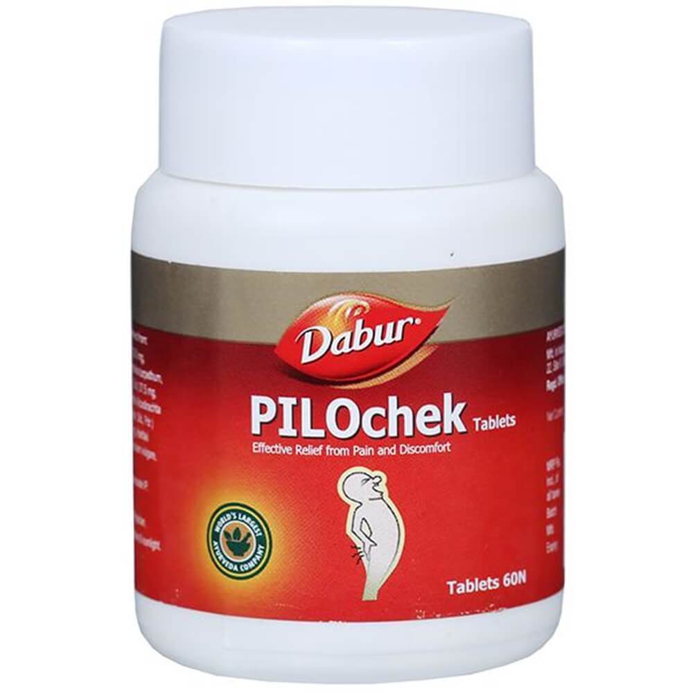 Dabur Pilochek Tablets - 60 Tablets