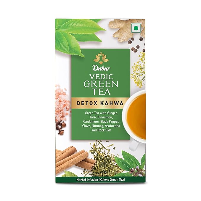 Dabur Vedic Detox Kahwa Green Tea - 25 Teabags