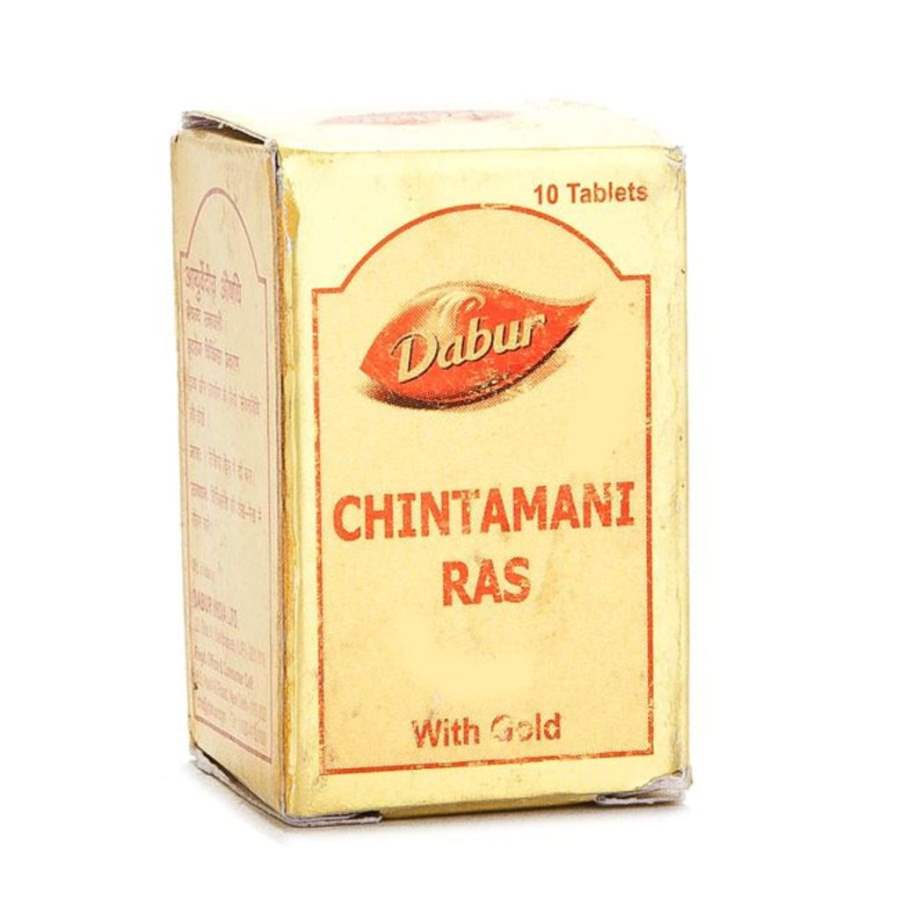 Dabur Chintamani Ras with Gold Tabs - 10 Tablets