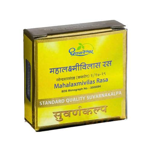 Dhootapapeshwar Mahalaxmivilas Rasa Standard Quality Suvarnakalpa Tablet - 10 Tabs