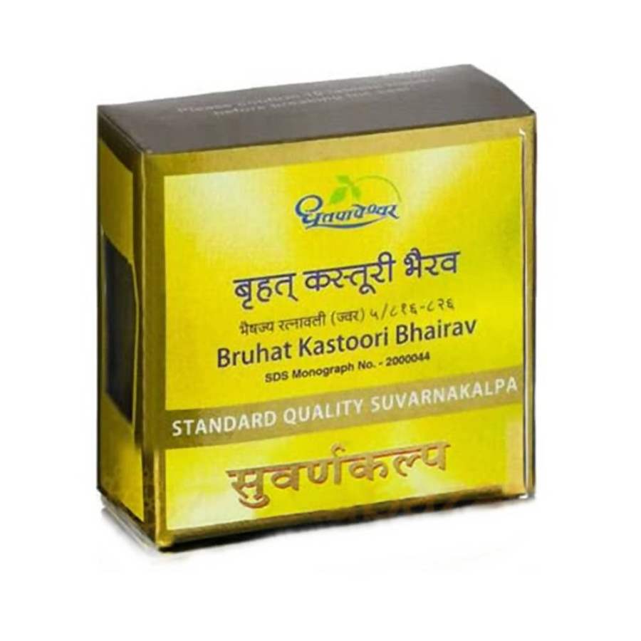 Dhootapapeshwar Bruhat Kastoori Bhairav Standard Quality Suvarnakalpa Tablet - 10 Tabs