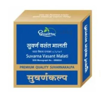 Dhootapapeshwar Suvarna Vasant Malati Premium Quality Suvarnakalpa Tablet - 10 Tabs