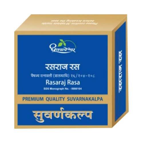 Dhootapapeshwar Rasaraj Rasa Premium Quality Suvarnakalpa Tablet - 10 Tabs