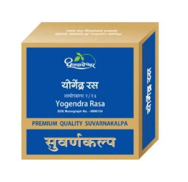 Dhootapapeshwar Yogendra Rasa Premium Quality Suvarnakalpa Tablet - 10 Tabs