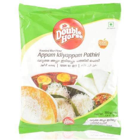 Double Horse Appam/Idiyapam Rice Flour - 500 GM