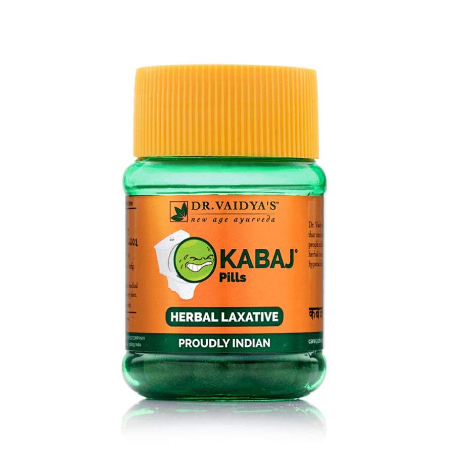 Dr.Vaidyas Kabaj Pills- Laxative - 60 Pills (2 * 30 Pills)