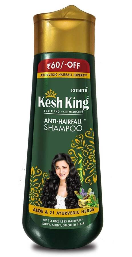 Emami Kesh King Anti Hairfall Shampoo with aloe and 21 herbs - 200ML