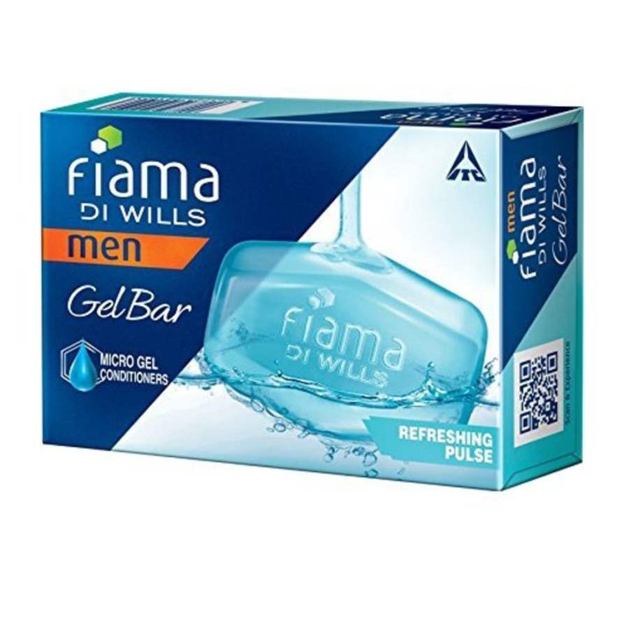 Fiama Di Wills Men Refreshing Pulse Gel Bar - 125 GM