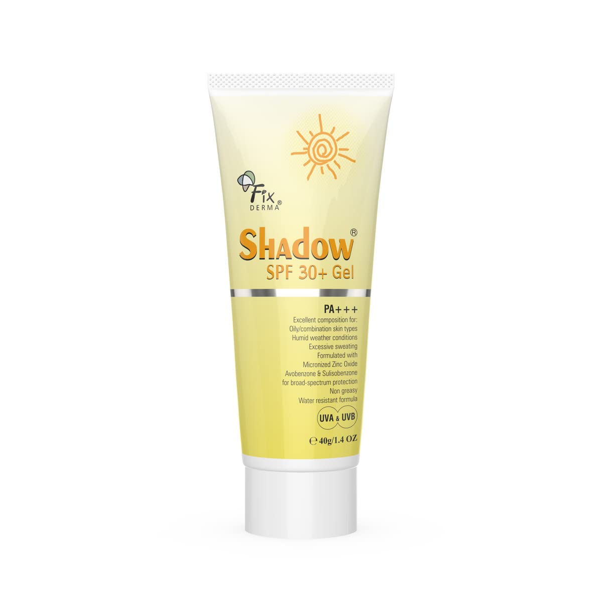 Fixderma Shadow SPF 30+ Sunscreen Gel - 40 gm