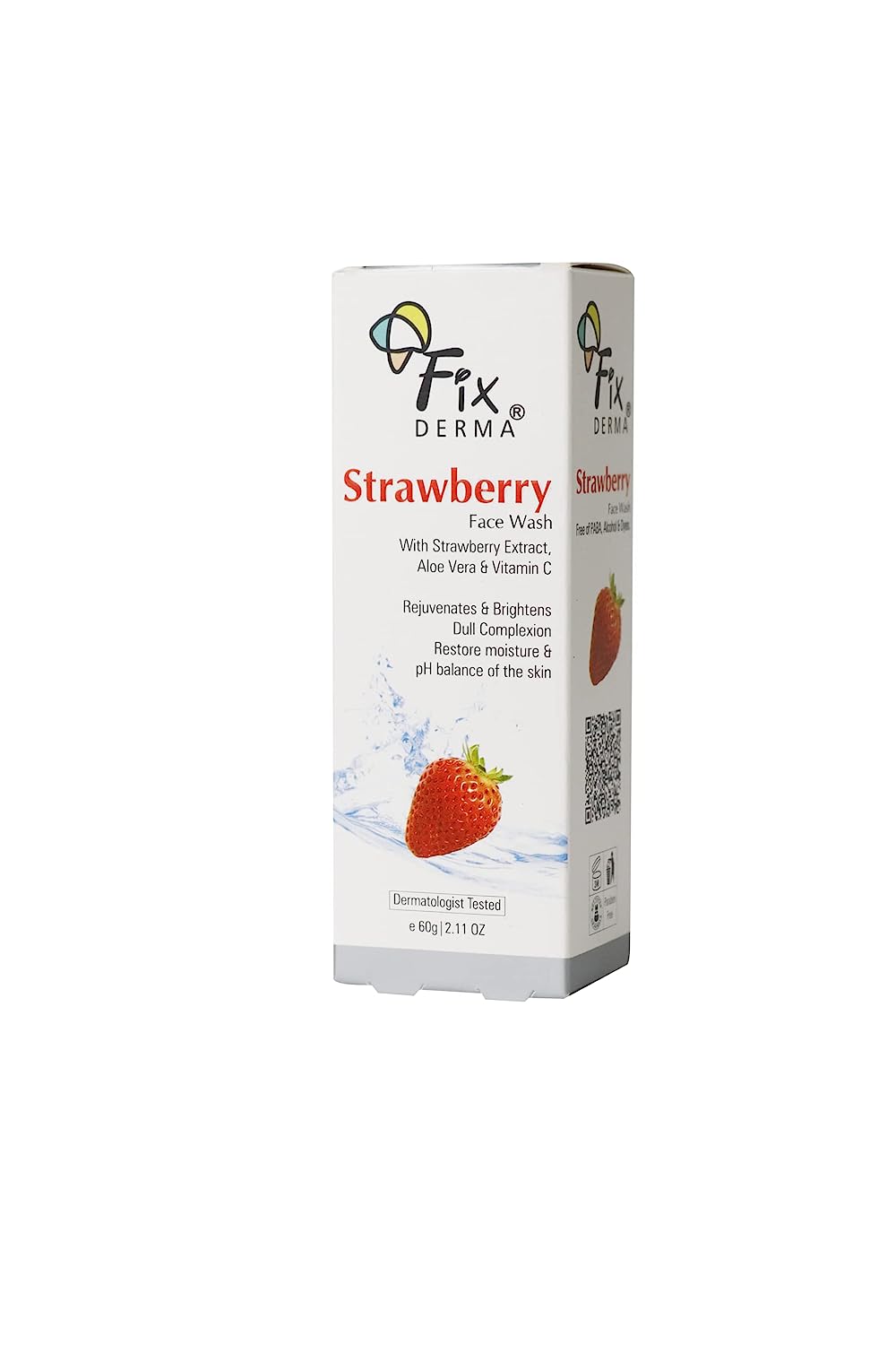 Fixderma Strawberry Face Wash - 60 gm