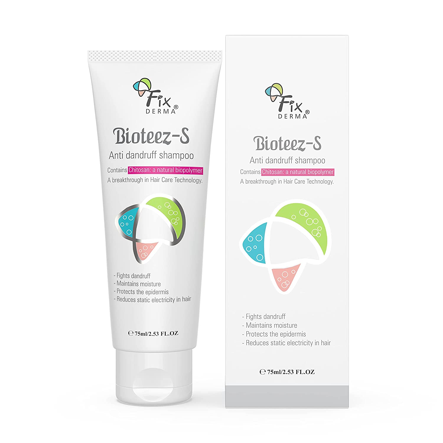 Fixderma Bioteez-S Anti Dandruff Shampoo - 75 ML