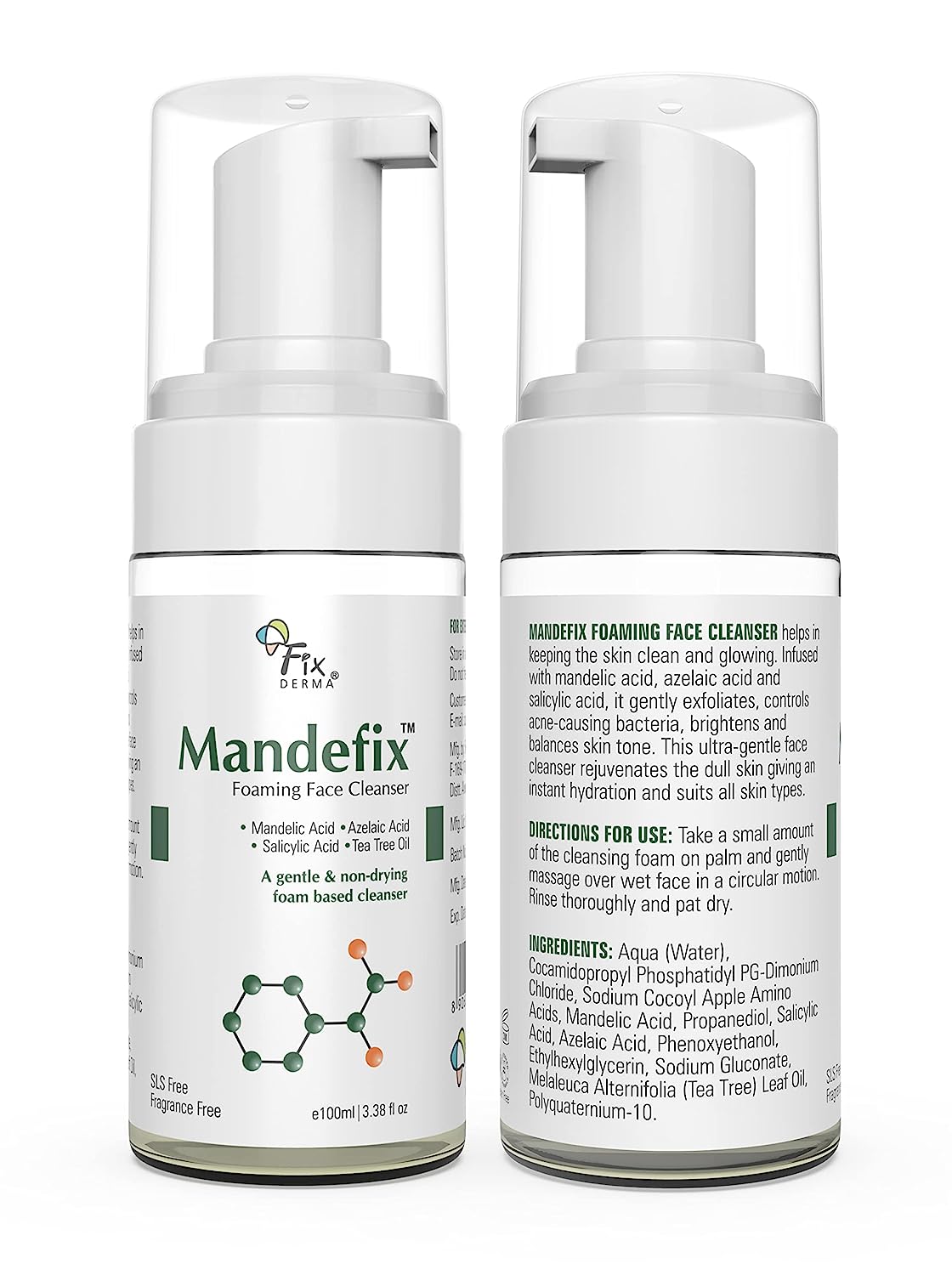 Fixderma Mandefix Foaming Face Cleanser - 100 ML