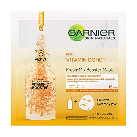 Garnier Fresh Mix Vitamin C, Face Serum Sheet Mask - 33 GM