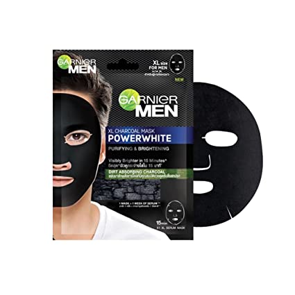 Garnier PowerWhite XL Charcoal Mask - 28 GM