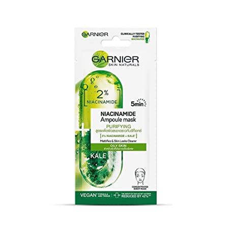 Garnier Skin Naturals Ampoule Mask Kale - 15 GM