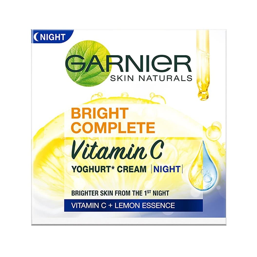 Garnier Skin Naturals Bright Complete Vitamin C Yoghurt Night Cream - 40 Gm