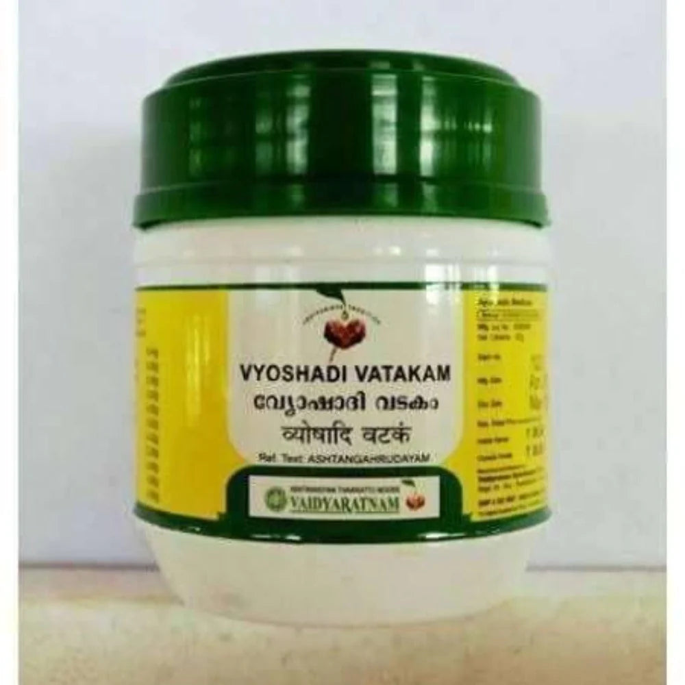 Vaidyaratnam Vyoshadi Vatakam - 50 GM