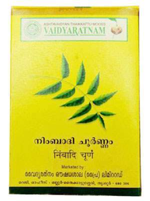 Vaidyaratnam Nimbadi Choornam - 50 GM