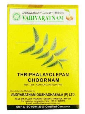 Vaidyaratnam Thriphalayolepam Choornam - 50 GM