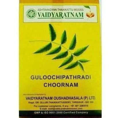 Vaidyaratnam Guloochipathradi Choornam - 100 GM