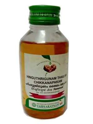 Vaidyaratnam Hinguthigunam Thailam Chikkanapakam - 100 ML