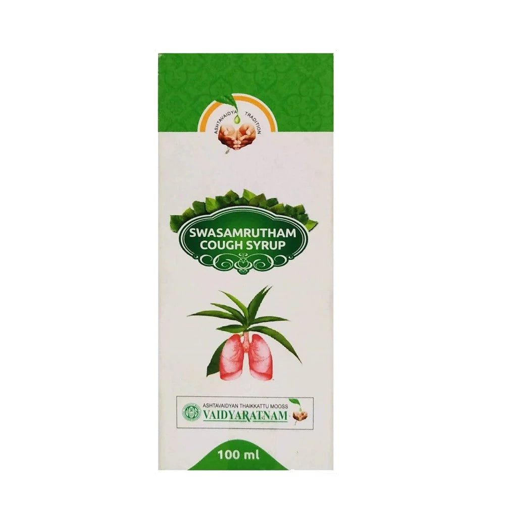 Vaidyaratnam Swasamrutham Cough Syrup - 100 ML