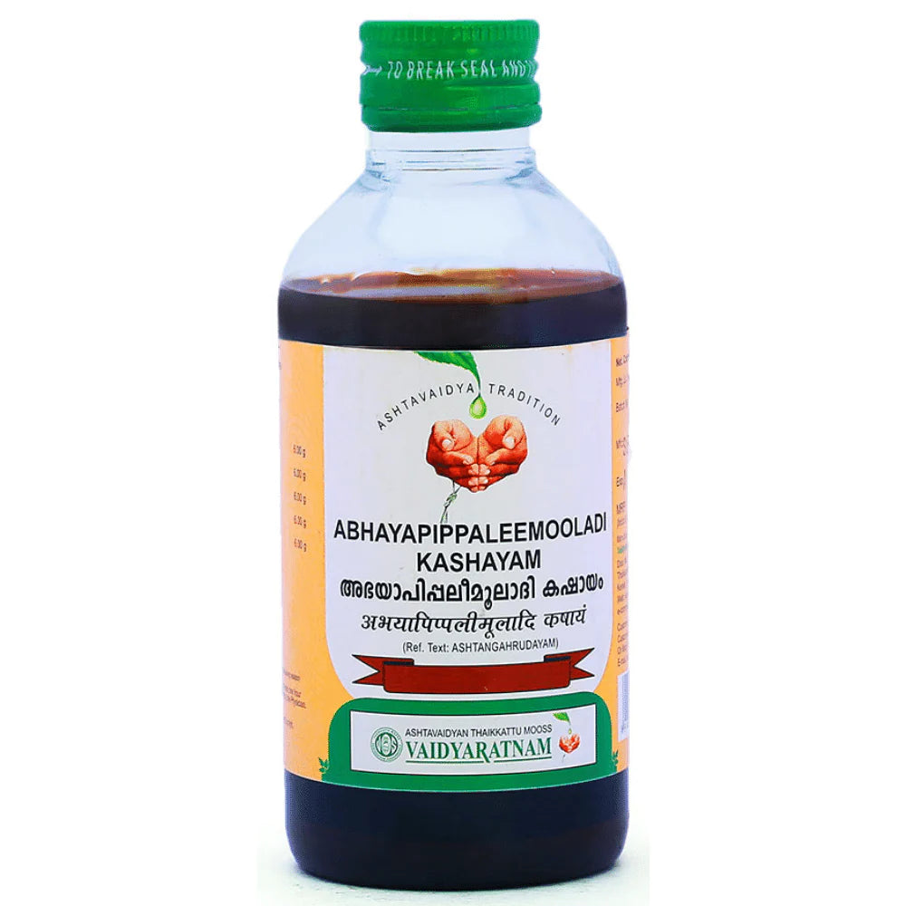 Vaidyaratnam Abhayapippaleemooladi Kashayam - 200 ML