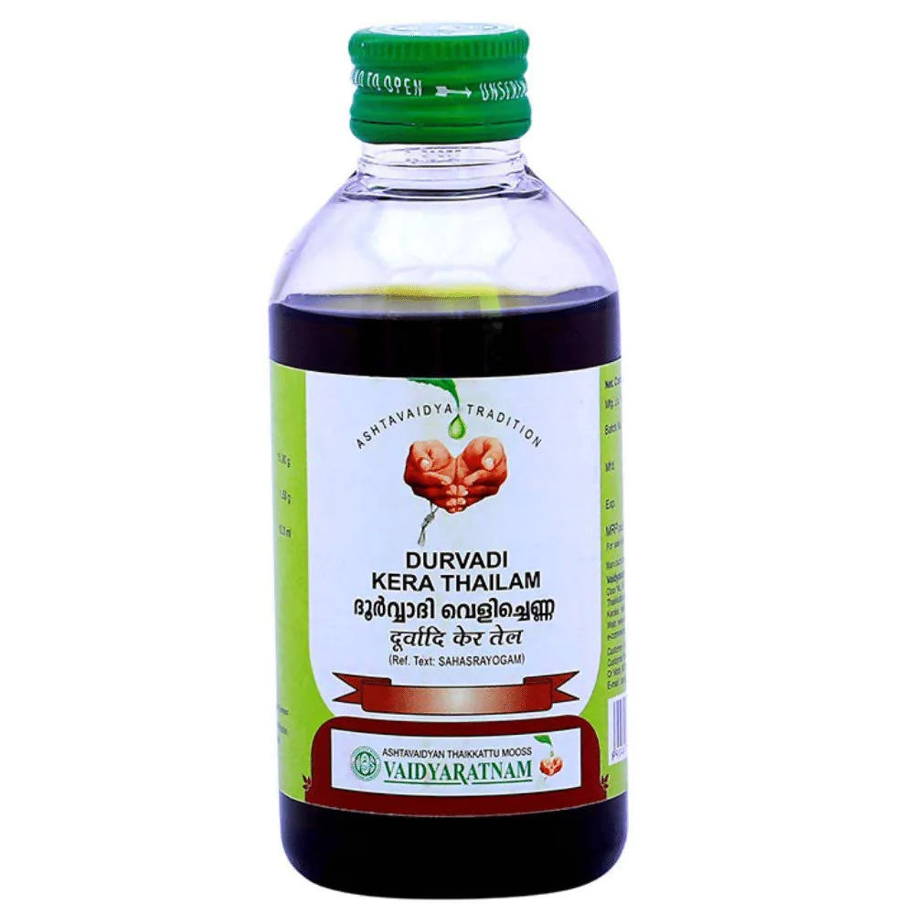 Vaidyaratnam Durvadi Kera Thailam - 200 ML