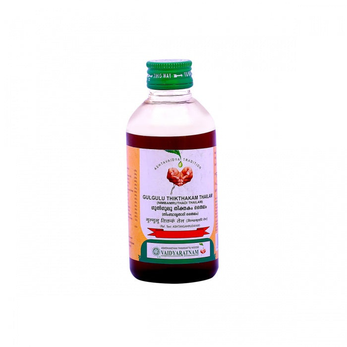 Vaidyaratnam Gulgulu thikthakam Thailam - 200 ML