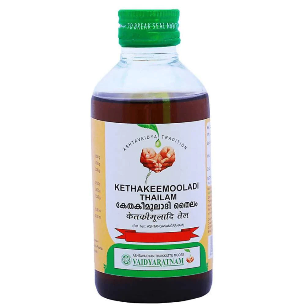 Vaidyaratnam Kethakeemooladi Thailam - 200 ML