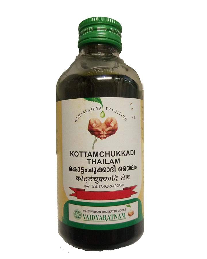 Vaidyaratnam Kottamchukkadi Thailam - 200 ML