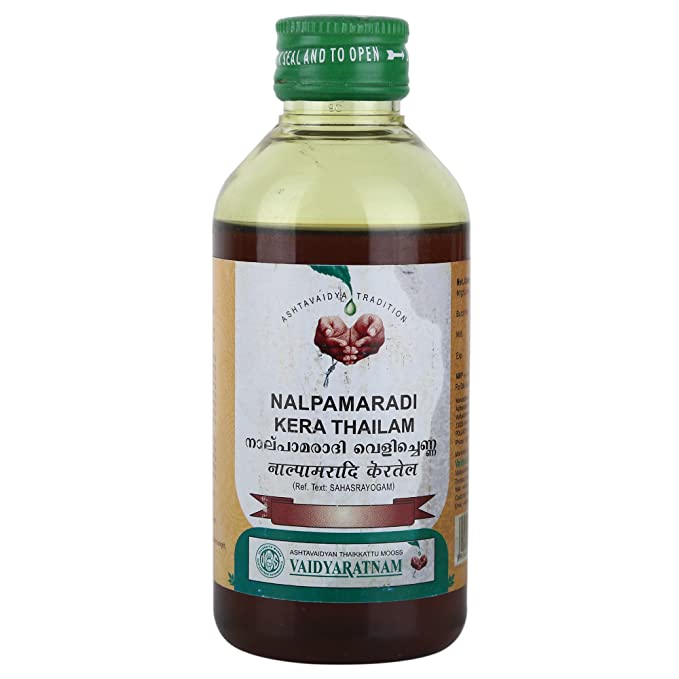 Vaidyaratnam Nalpamaradi Kera Thailam - 200 ML