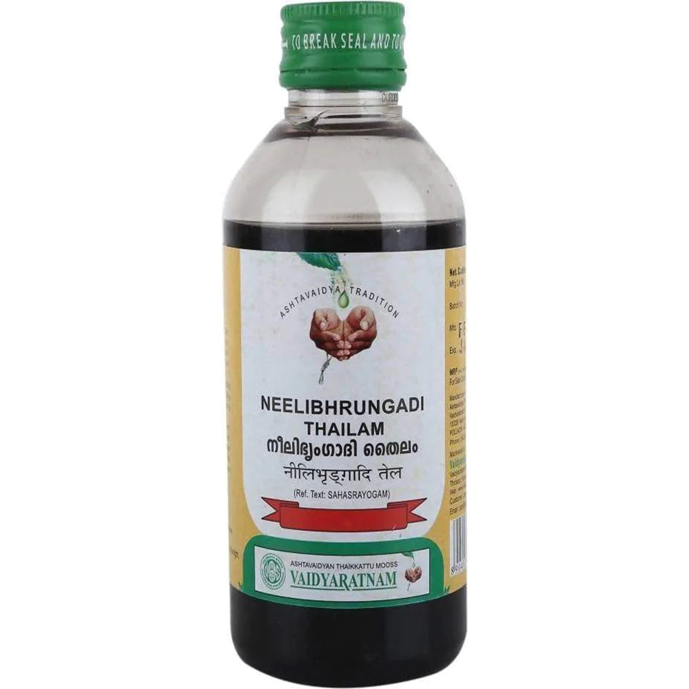 Vaidyaratnam Neelibhrugadi Thailam - 200 ML