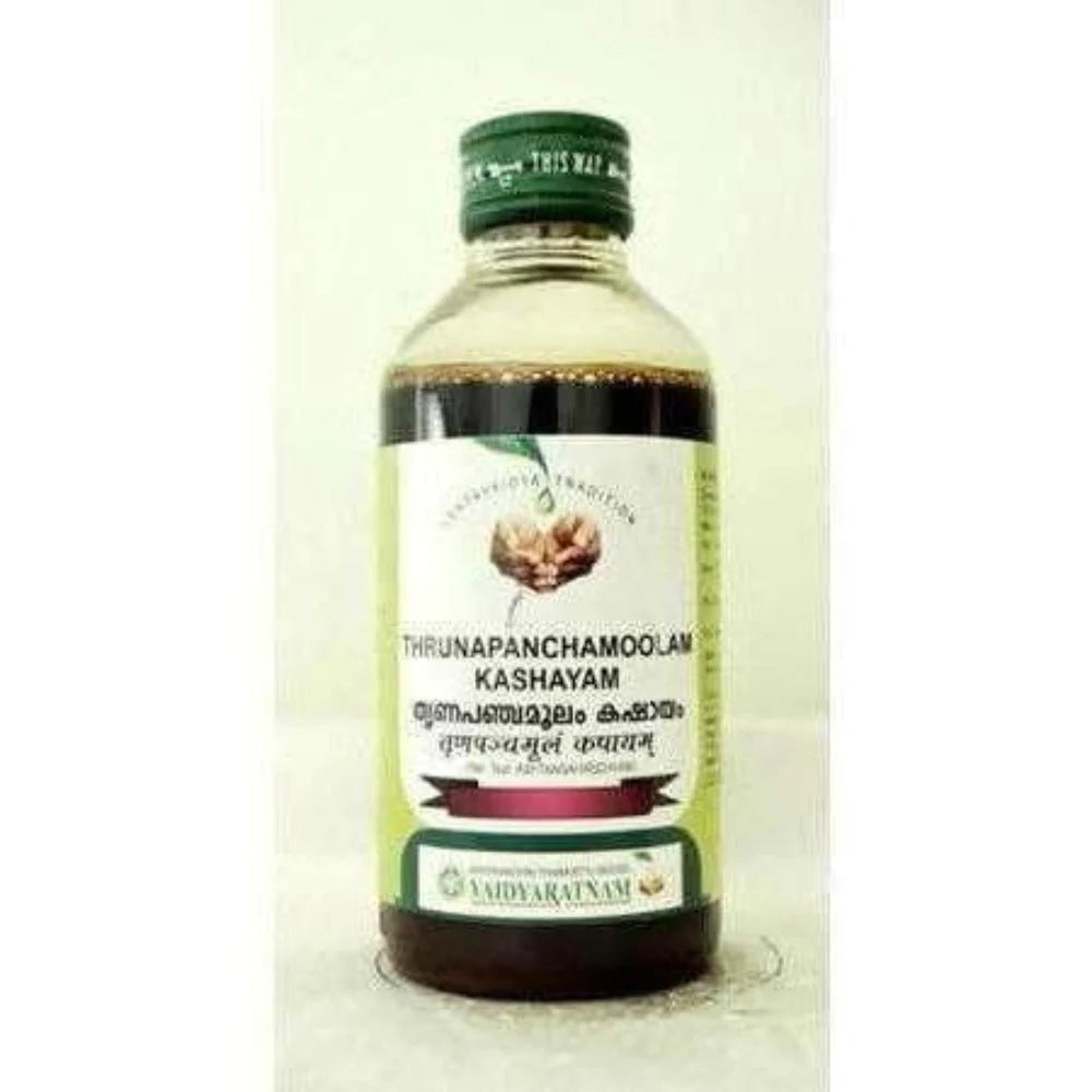 Vaidyaratnam Thrunapanchamooladi Kashayam - 200 ML