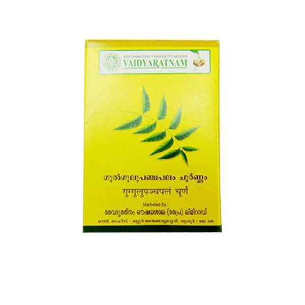 Vaidyaratnam Gulgulupanchapala Choornam - 50 GM