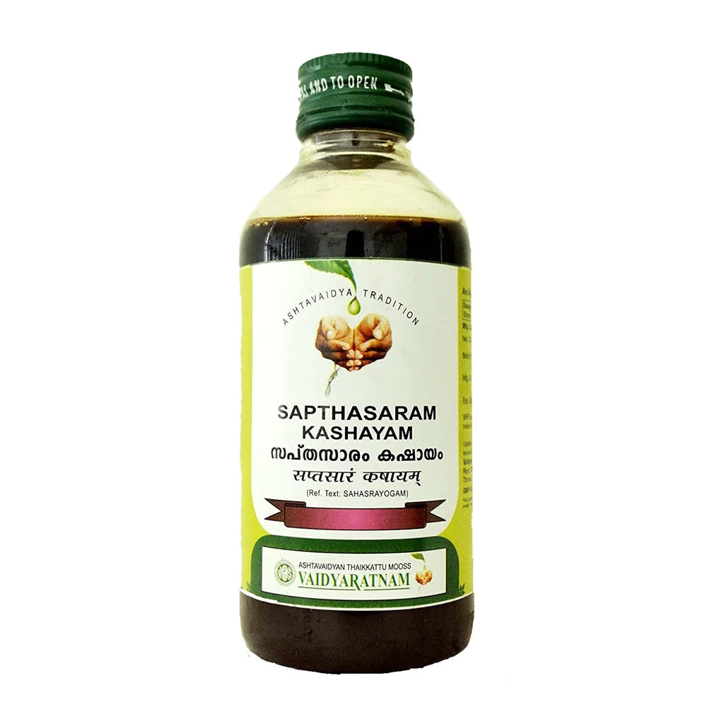 Vaidyaratnam Sapthasaram Kashayam - 200 ML