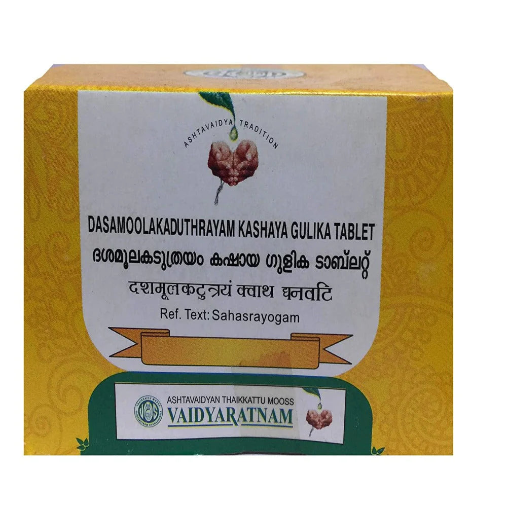 Vaidyaratnam Dasamoolakaduthrayam Kashaya Gulika Tablet - 100 Nos