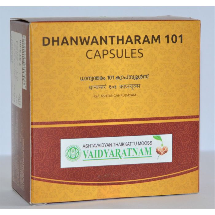 Vaidyaratnam 101 Dhanwantharam Soft Gel Capsule - 100 Nos