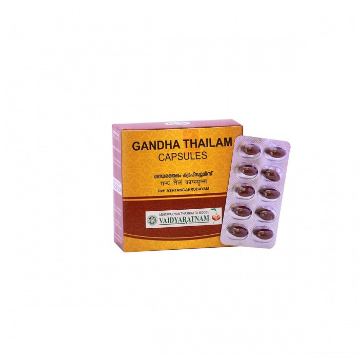 Vaidyaratnam Gandha Thailam Soft Gel Capsule - 100 Nos