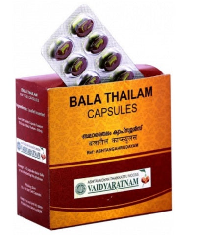 Vaidyaratnam Bala Thailam Capsule - 100 Nos