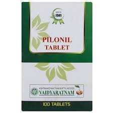 Vaidyaratnam Pilonil Tablets - 100 Nos