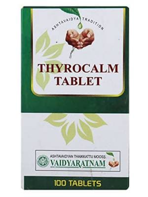 Vaidyaratnam Thyrocalm Tablet - 100 Nos