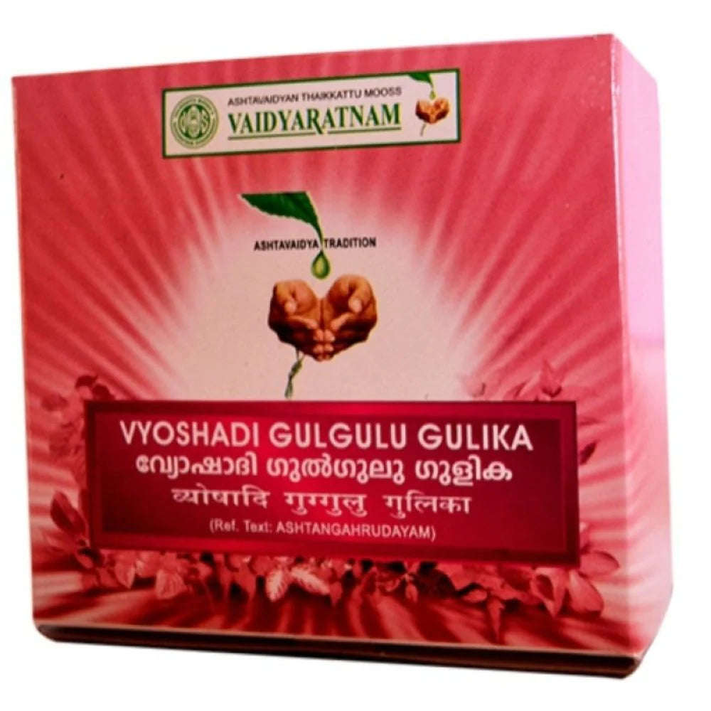 Vaidyaratnam Vyoshadi Gulgulu Gulika Tablet - 100 Nos