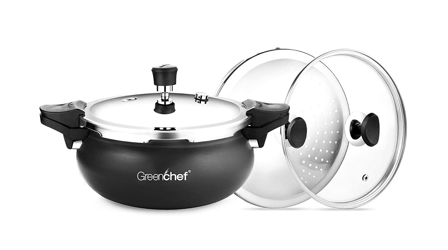 Greenchef Multipurpose Induction Bottom Pressure Cooker - 3 L