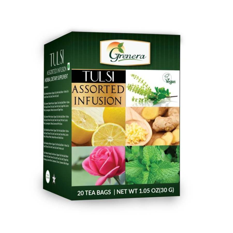 Grenera Tulsi Assorted Infusion Tea - 20 Tea Bags