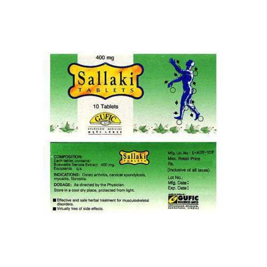 Gufic Biosciences Sallaki 400mg - 10 Tabs