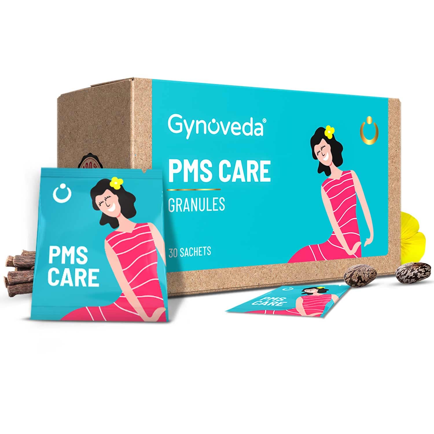 Gynoveda PMS Care Granules - 30 Sachets