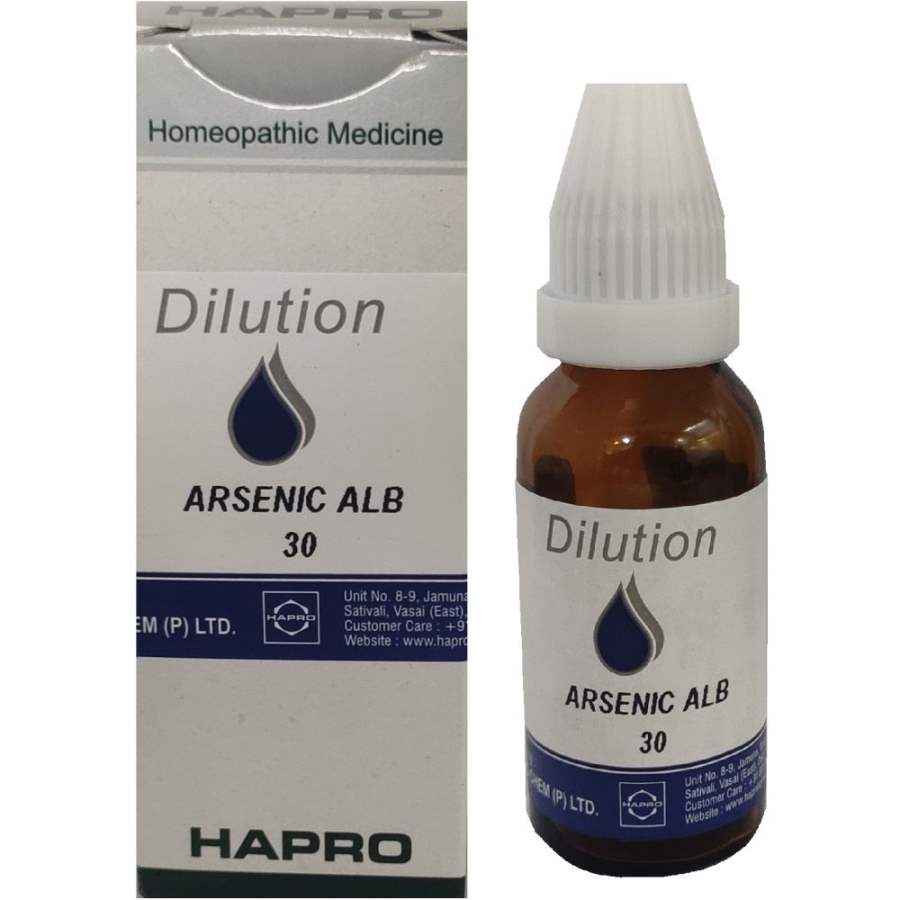 Hapro Arsenic Alb Dilution 30 CH - 30 ML