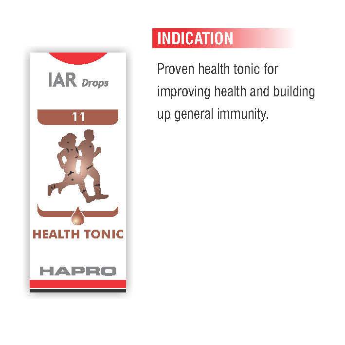 Hapro IAR Drop No. 11 - Health Tonic - 30 ML