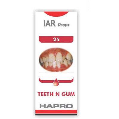 Hapro IAR Drop No. 25 Teeth N Gum - 30 ML